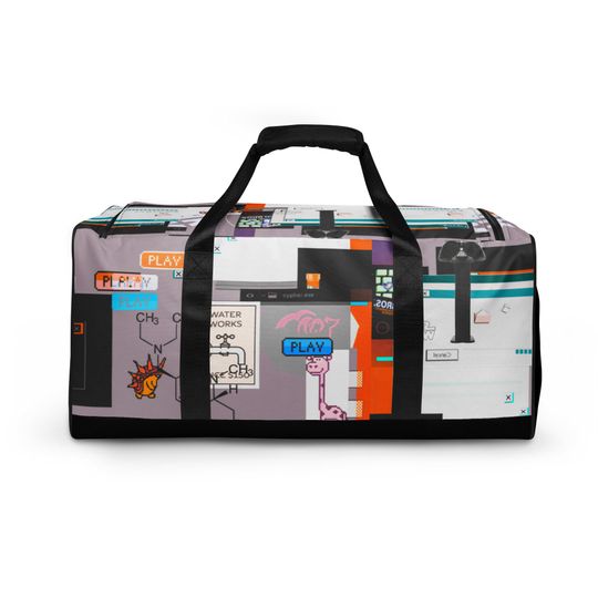 Discover Graphic Art Duffle bag