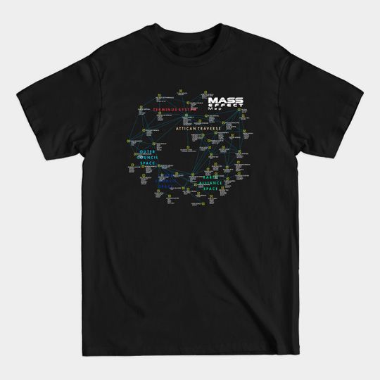 Discover mass effect map - Mass Effect - T-Shirt