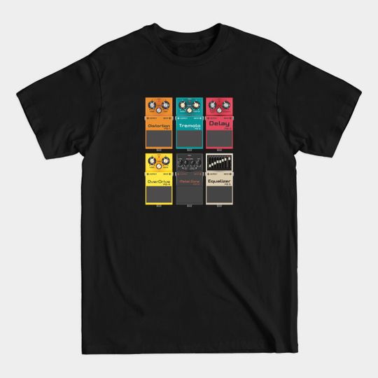 Discover Guitar Effects Pedal (Pedal Board) - Musical Instrument - T-Shirt