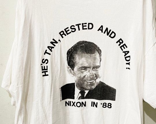 Discover Vintage 1985 Richard Nixon Shirt