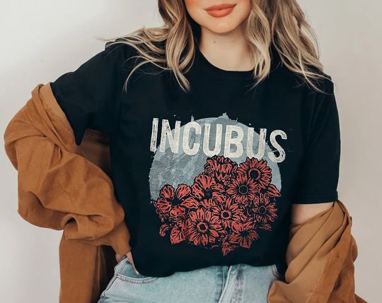Discover Incubus Just A Phase Band Member Tour Concert T-shirt
