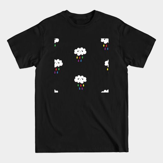 Discover Childrens Clouds Pattern - Clouds - T-Shirt