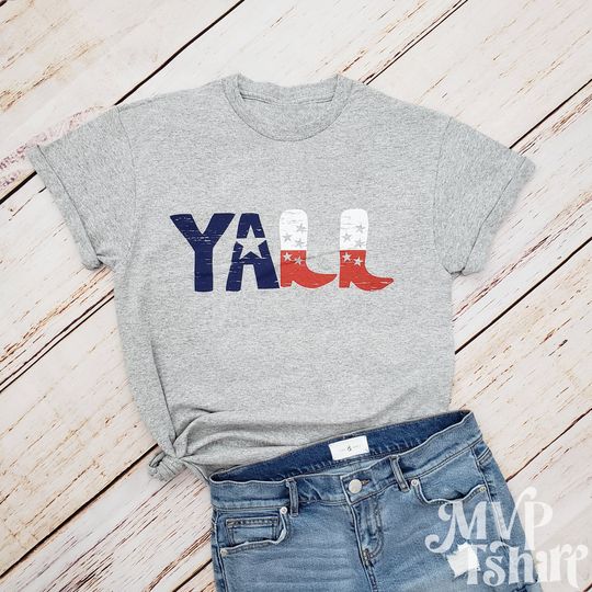 Discover Y'ALL Texas Shirt, Texas tshirt, Cowboy boots, Fourth of July shirts, Vintage cowboy shirt, Cowgirl shirt