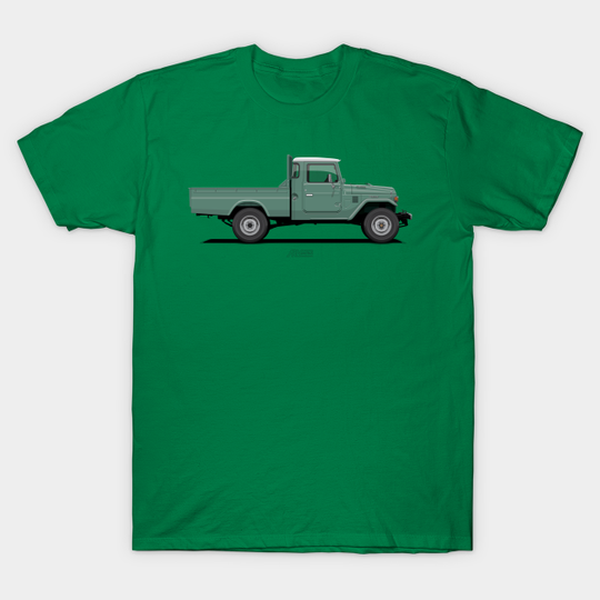 Discover Land Cruiser FJ45 Pick Up Green - Land Cruiser - T-Shirt