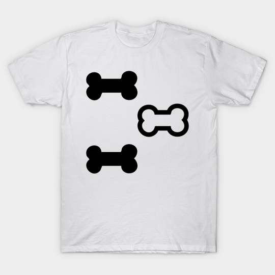 Discover black dog bones design - Black Dog Bones Design - T-Shirt