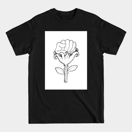 Discover Gül ve yumruk... - Fist - T-Shirt