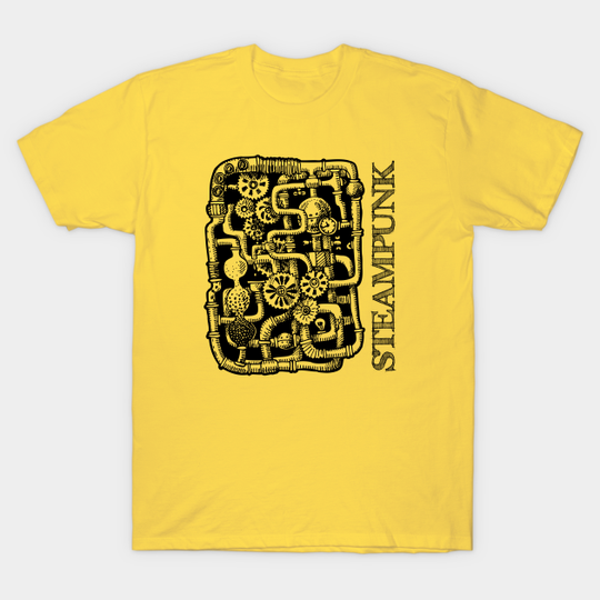Discover Steampunk (Vertical) Color Me! - Steampunk - T-Shirt