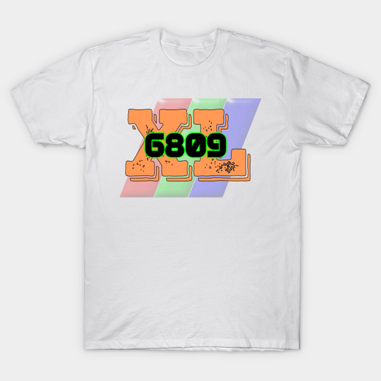 Discover XL Block background - 6809 Anniversary - T-Shirt