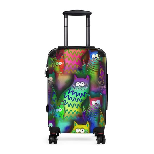 Discover Cats Cabin Suitcase
