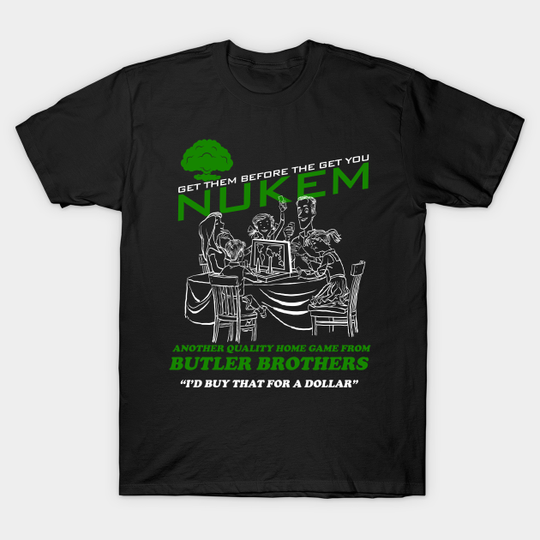 Discover Butler Brothers Home Game Nukem - Robocop - T-Shirt