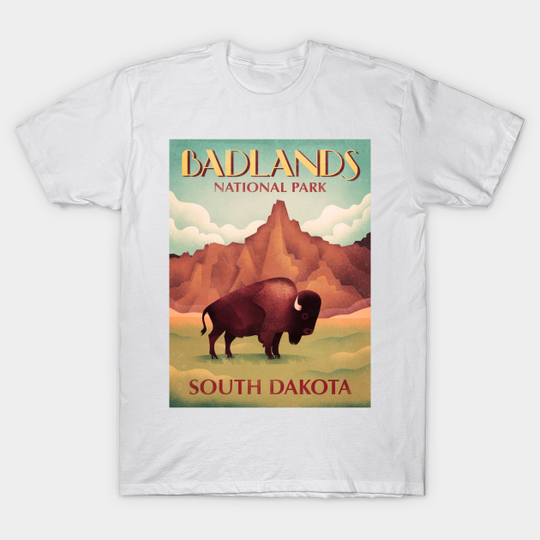 Discover Badlands - South Dakota - T-Shirt