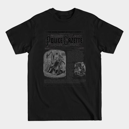 Discover Sweeney Todd Newspaper #2 - Sweeney Todd - T-Shirt