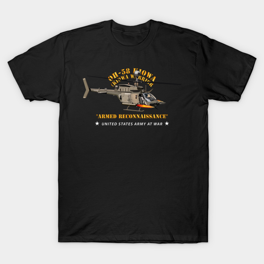 Discover OH-58 Kiowa - Armed Reconnaissance - Oh 58 Kiowa Armed Reconnaissance - T-Shirt