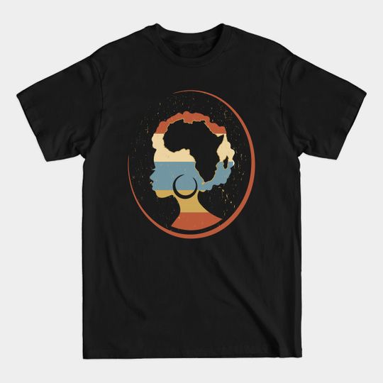 Discover Vintage African Black Pride Women Empowerment - E African Black Pride - T-Shirt