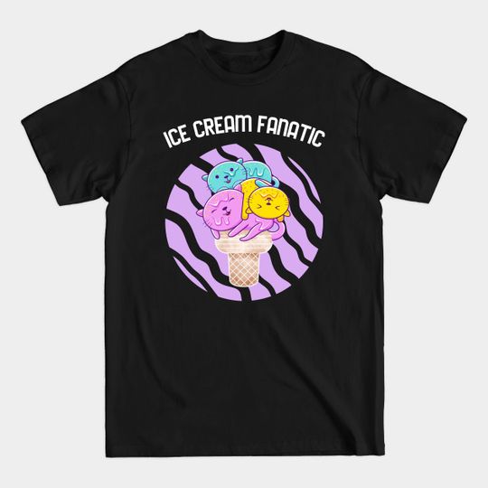 Discover Ice Cream Fanatic - Ice Cream Fanatic - T-Shirt