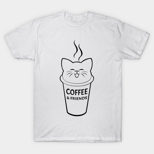 Discover Coffee&Friends - Coffee Friends - T-Shirt