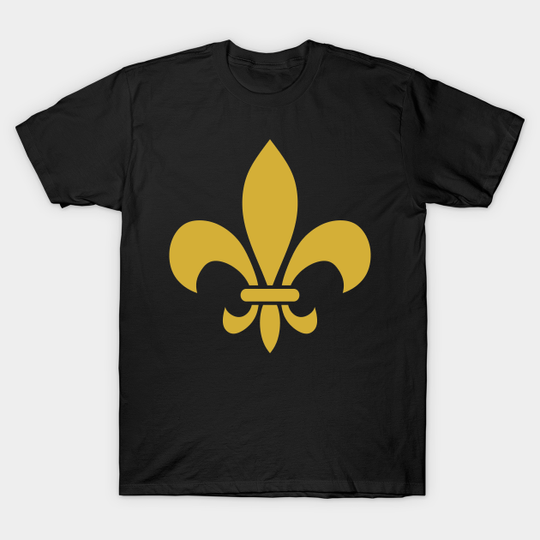 Discover Metallic Gold Fleur De Lis - Fleur De Lis - T-Shirt