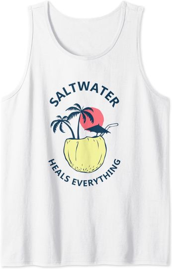 Discover Salt Water Heals Everything Tank Top