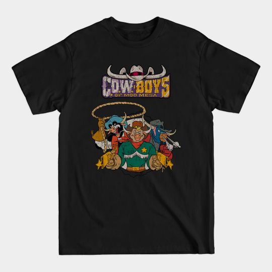 Discover Vintage Cowboys of moo mesa - Cowboys Of Moo Mesa - T-Shirt