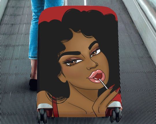 Discover African American Luggage Cover