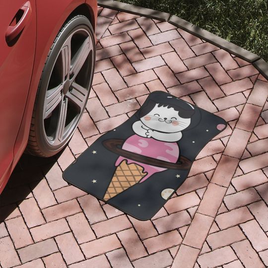 Discover Kawaii Japanese Cat Car Floor Mats