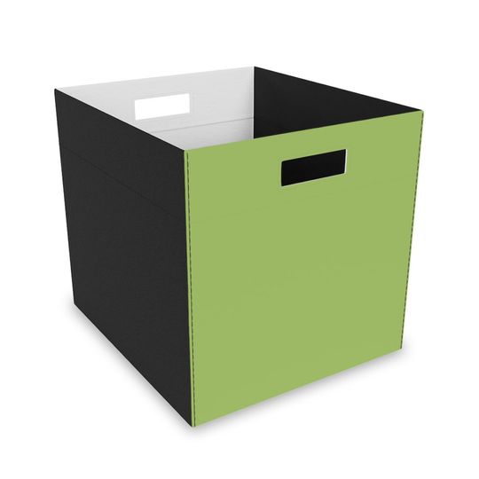Discover Felt Storage Box, Leaf Green