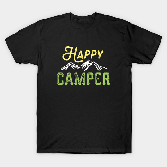 Discover Happy Camper - Happy Camper - T-Shirt