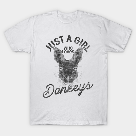 Discover girl love donkey - Donkey Lover - T-Shirt
