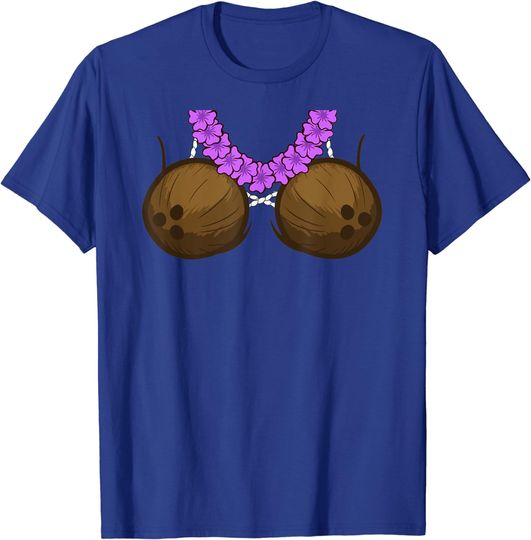Discover Coconut Bikini Bra Summer Mermaid Costume Vacation T-shirt
