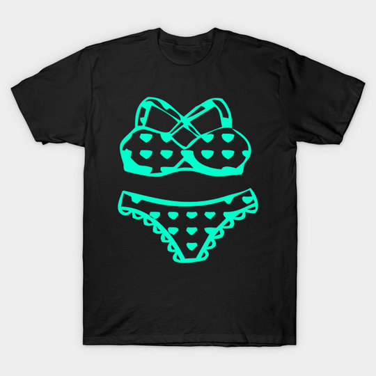 Discover The cute kawaii Bikini swimsuit design in Aqua - swimsuit - Bikini - T-Shirt