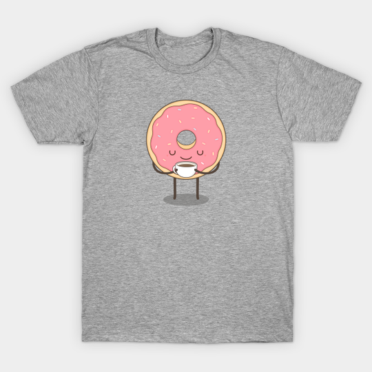 Discover donut loves coffee - Cake - T-Shirt