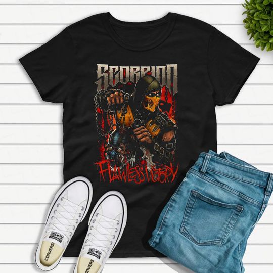 Discover Scorpion Flawless Victory Mortal Kombat T-Shirt