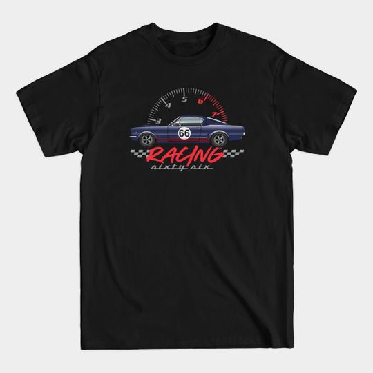Discover Racing-Nightmist Blue - 1966 Fastback - T-Shirt