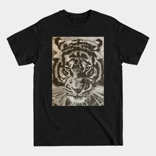 Discover Tiger pencil drawing - Tiger - T-Shirt