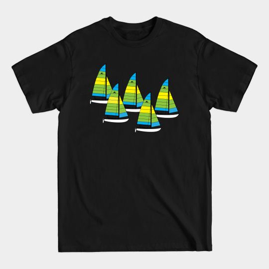 Discover Hobie 16 Catamaran Sailboat - Hobie 16 Catamaran Sailboat - T-Shirt