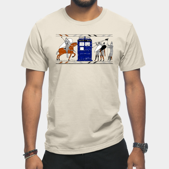 Discover Tardis Bayeux Tapestry Doctor Who - Tardis - T-Shirt