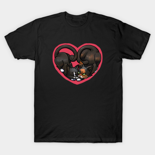 Discover Tetra and Butters Heart - Cat Lover - T-Shirt