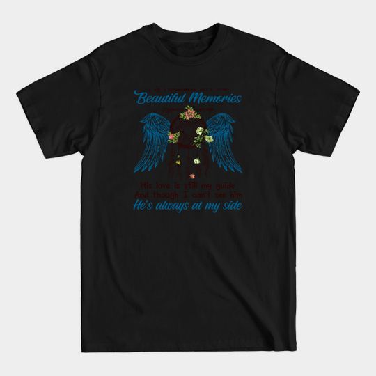 Discover My Husband Left Me Beautiful Memories - Husband In Heaven - T-Shirt