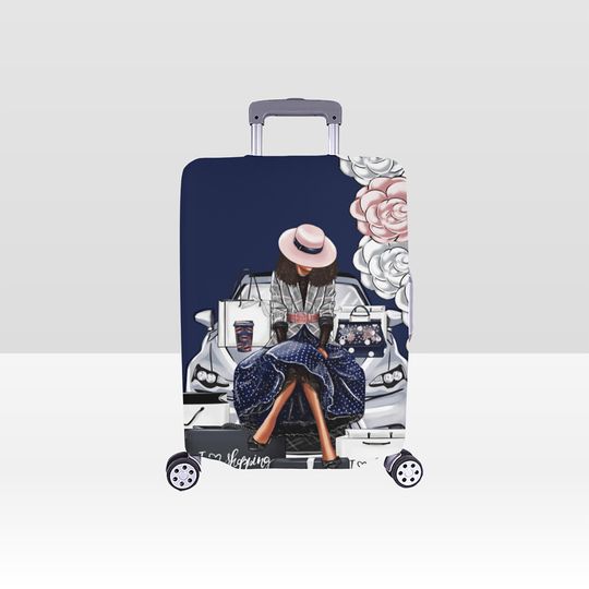 Discover Love Shopping Afro Lady Luggage Covers, Black Girl Suitecase Covers