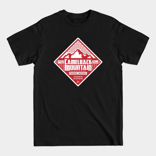 Discover Camelback Mountain (Red) - Americana - Track And Field - T-Shirt