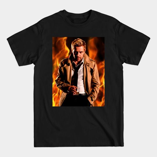 Discover Johnny C in flames - Constantine - T-Shirt