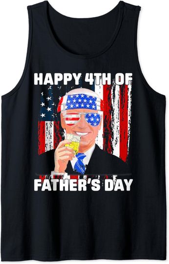 Discover Joe Biden Happy 4th Of July Confused Father’s Day Tank Top