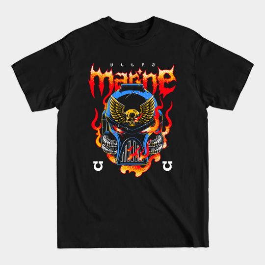 Discover Ultra Marine Metal - Warhammer 40k - T-Shirt