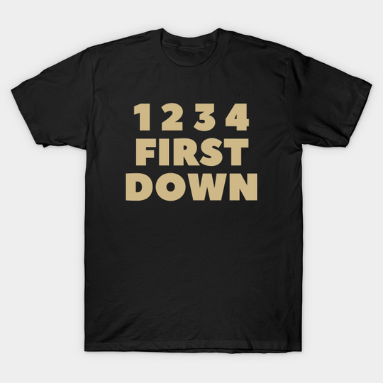 Discover 1 2 3 4 First Down - Purdue Football - T-Shirt