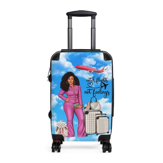 Discover Catch Flights not Feelings Carry On Luggage Cover