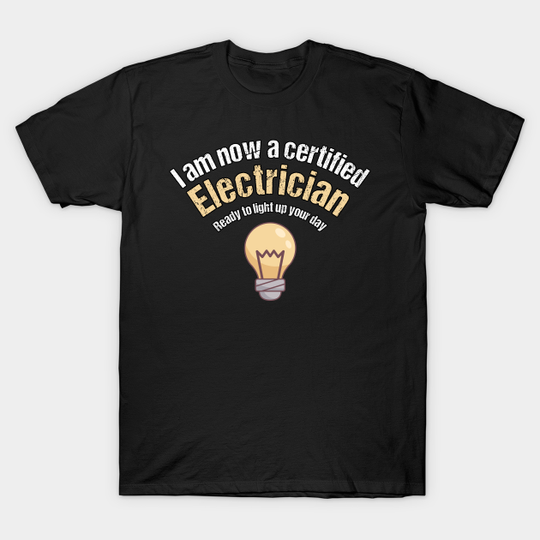Discover Electrician Apprenticeship Graduation Gift Idea - Electrical Apprentice - T-Shirt
