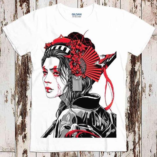 Discover Mecha Geisha Japanese Art Drawing Super Cool Best Gift Top Tee T Shirt