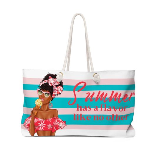 Discover Summer flavor Weekender Bag