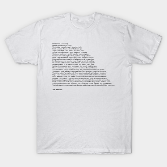 Discover Jim Butcher Quotes - Jim Butcher - T-Shirt
