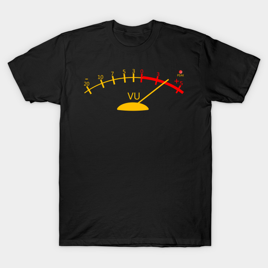 Discover Volume VU Meter - Vu Meters - T-Shirt
